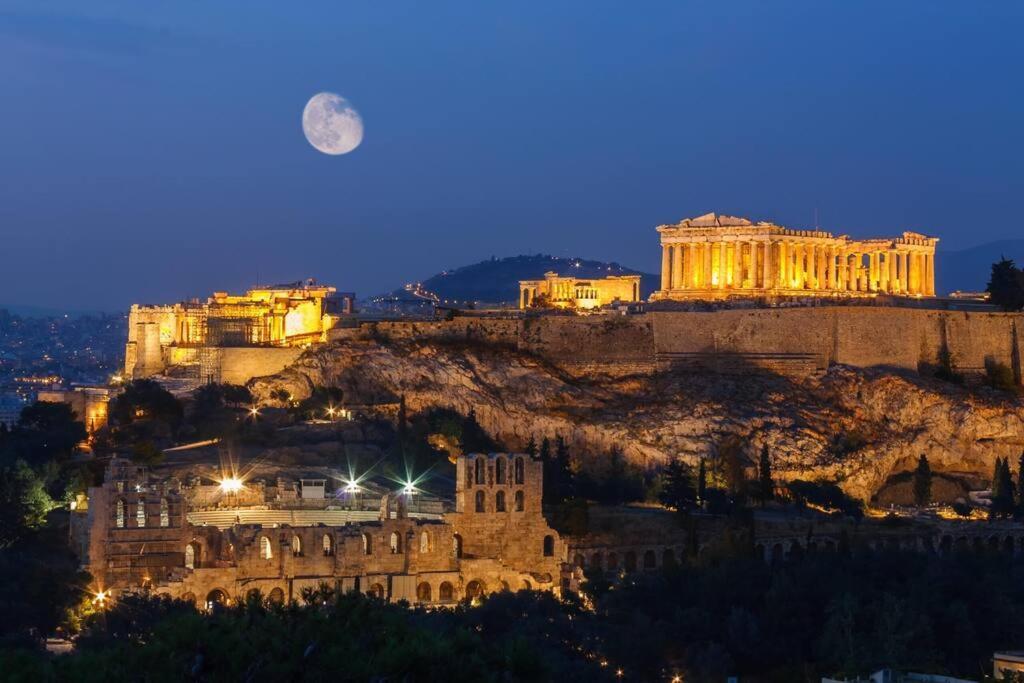Boho Luxury 2 Bedroom Apartment, Acropolis Museum View Athens Exterior photo